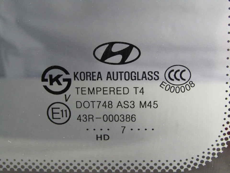 Hyundai Elantra 2007-2009 sedán GLS o SE techo corredizo techo corredizo vidrio OEM Foto 2 de 4