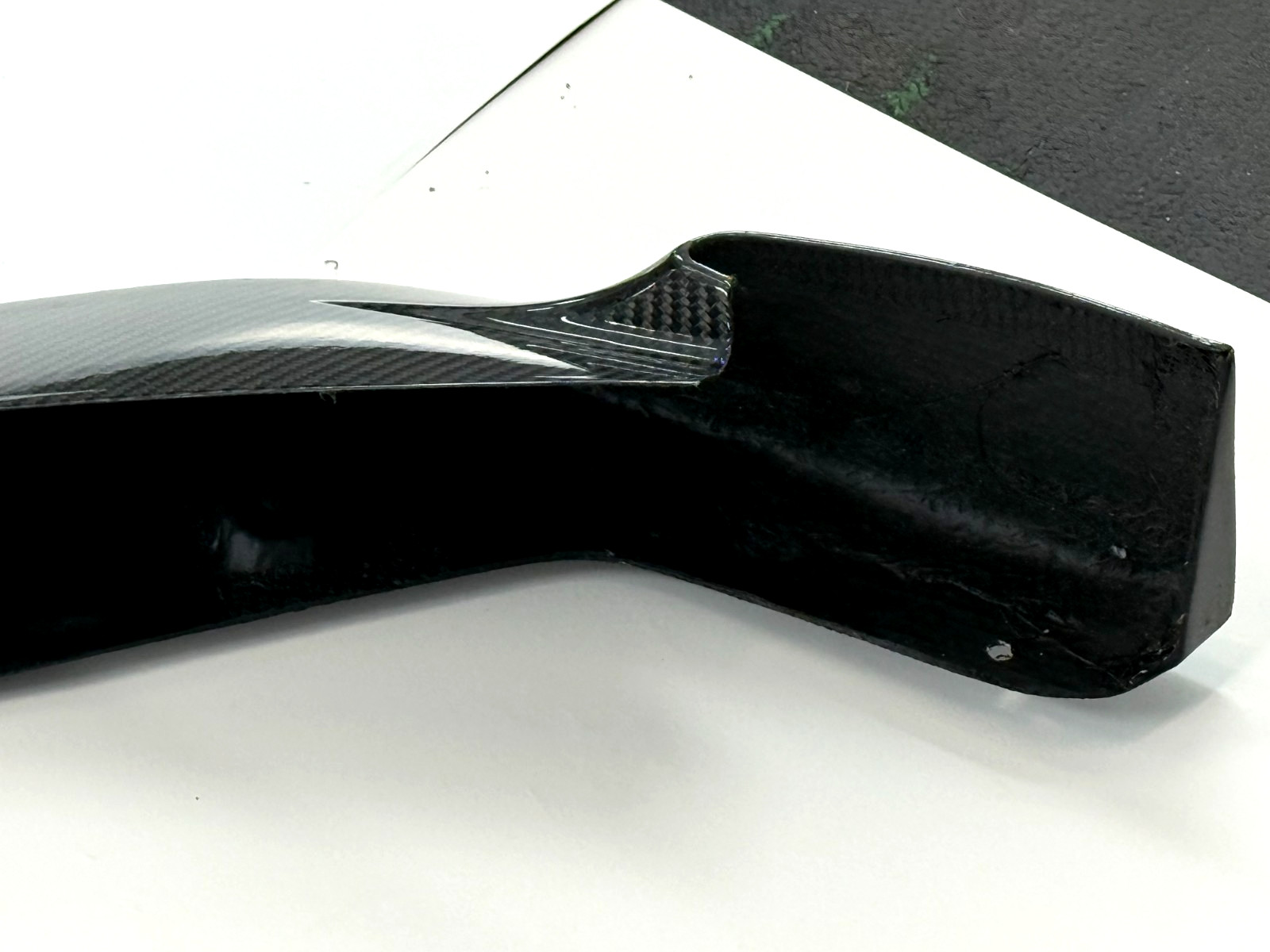 NEW 12-17 FERRARI F12 BERLINETTA REAL CARBON FIBER FRONT BUMPER LIP SPOILER