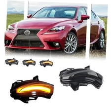 2 PCS Sequential Dynamic LED Side Mirror Turn Signal Lights for 2009-2015 