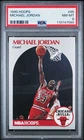 NBA Hoops 1990-91 Michael Jordan #65 Chicago Bulls PSA 8 Graded Card