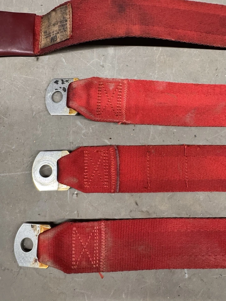 Cinturones de seguridad GTO Chevelle Impala Cutlass 1966-1972 Skylark 442 Malibu OE Foto 4 de 4