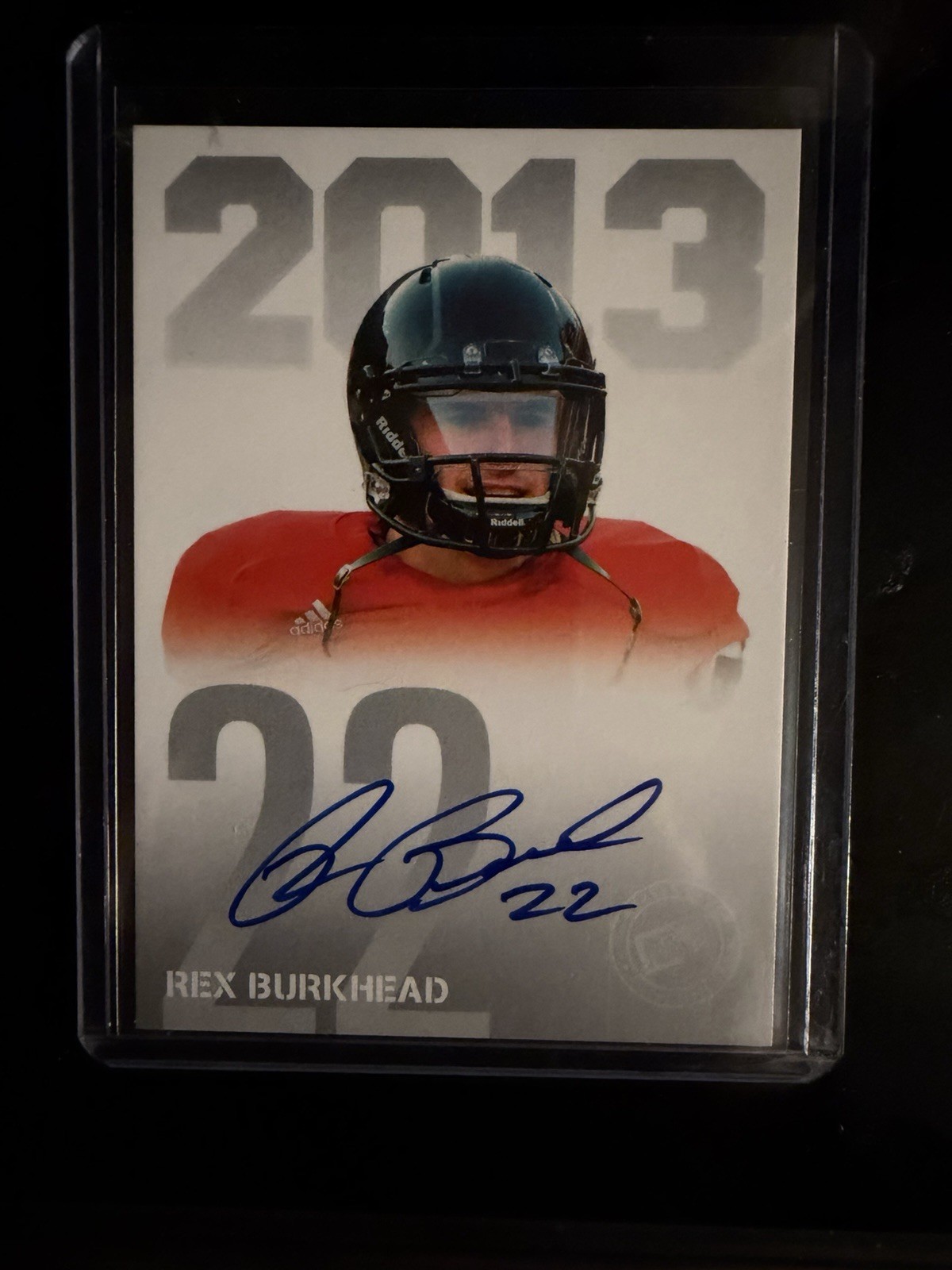 Rex Burkhead SP Authentic #30 Autograph