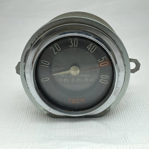 1958 Chevrolet Corvette Tachometer With Rev Counter Chevy C1 in Dash Tach 5k