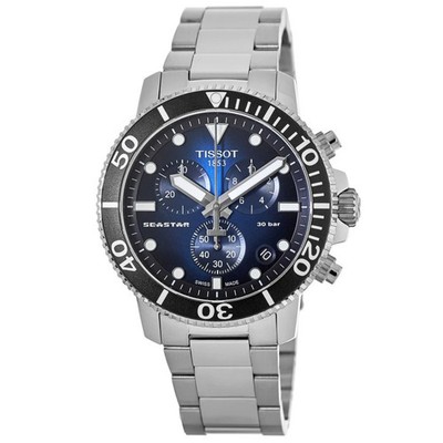 New Tissot Seastar 1000 Chronograph Blue Dial Men's Watch T120.417.11.041.01