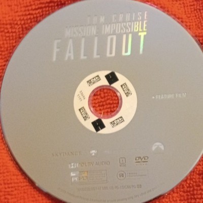 Skydance Paramount Mission: Impossible: Fallout DVD PG-13 Tom Cruise 147 min
