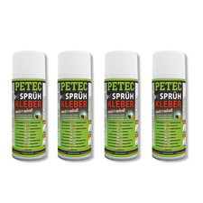 4x Petec 94340 Kraftsprühkleber Sprühkleber...
