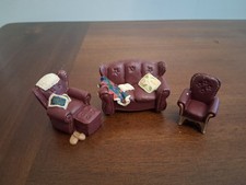 Avon Victorian Memories Miniature Furniture Collectibles Living Room Set