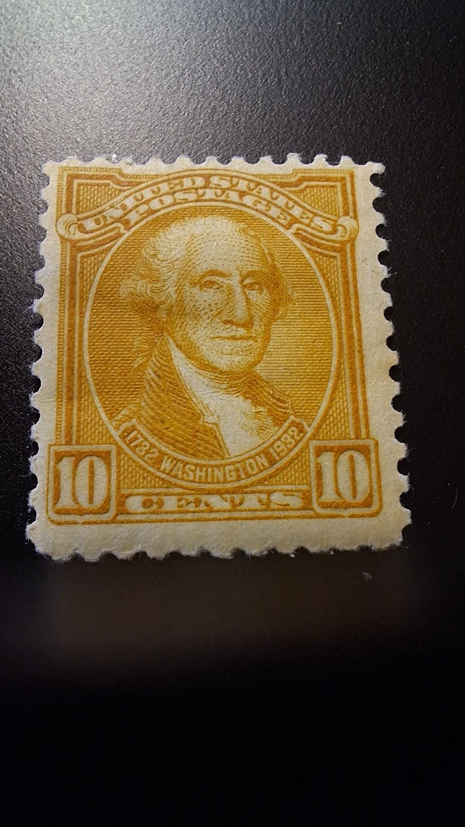 F/VF (Fine/Very Fine) Yellow Unused US Stamps (1901-1940) 10 Cent