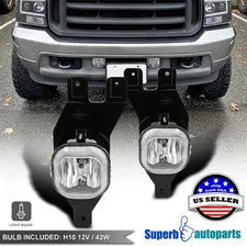 Fits 1999-2004 Ford 99-04 F-250 F-350 Super Duty Fog Lights Driving Lamps