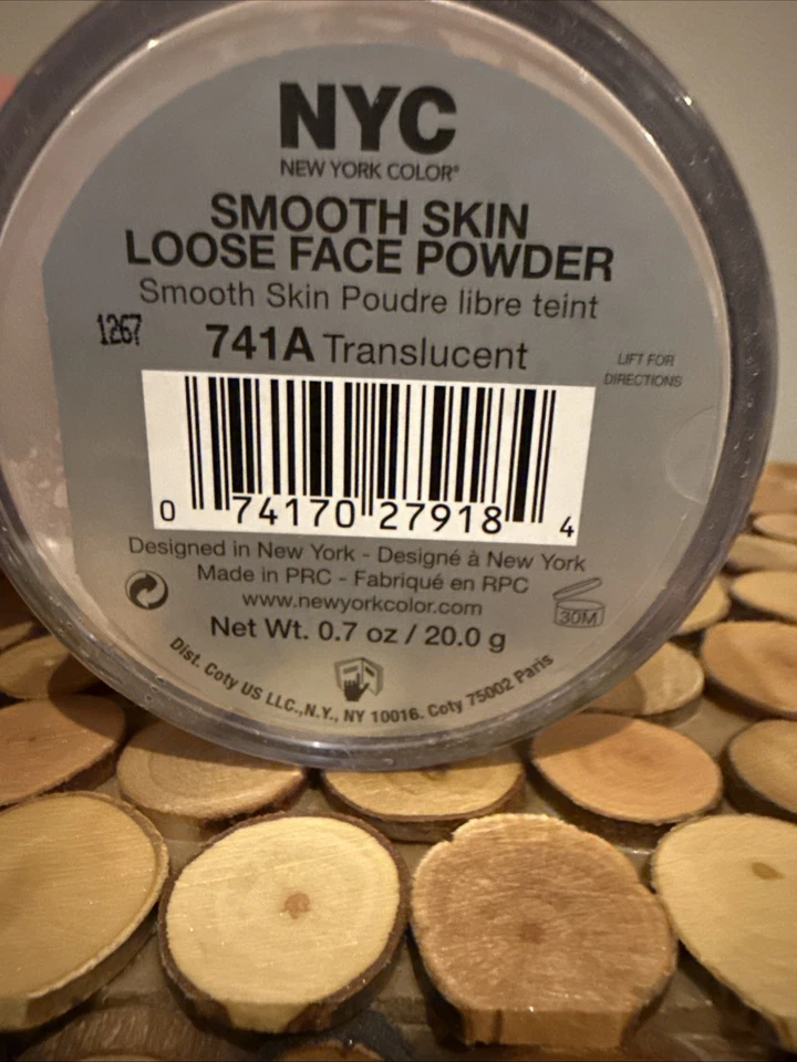 NYC Smooth Skin Loose Face Powder 741A Translucent 0.7 oz SEALED - Image 2 of 3