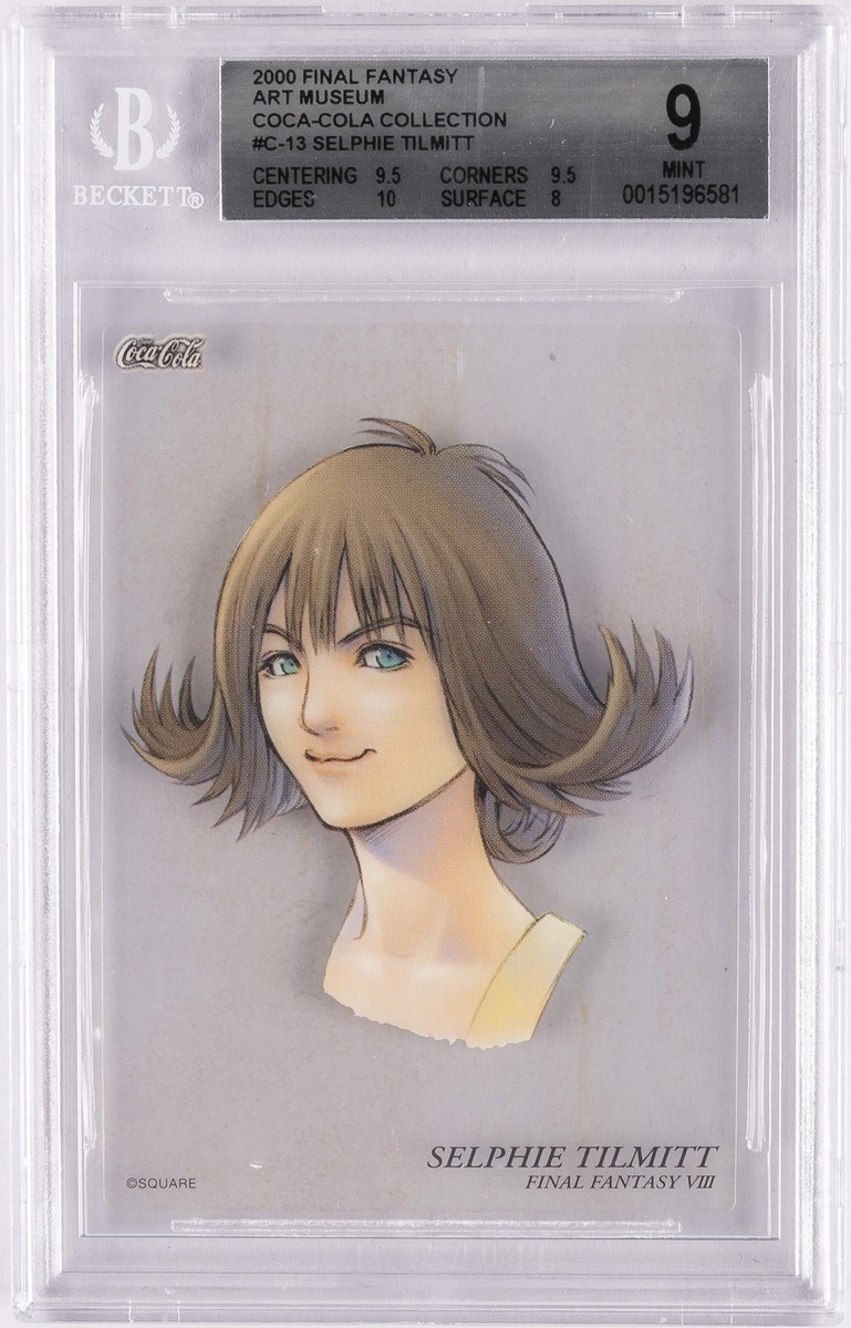 2000 FINAL FANTASY ART MUSEUM COCA COLA #C-13 SELPHIE TILMITT BGS