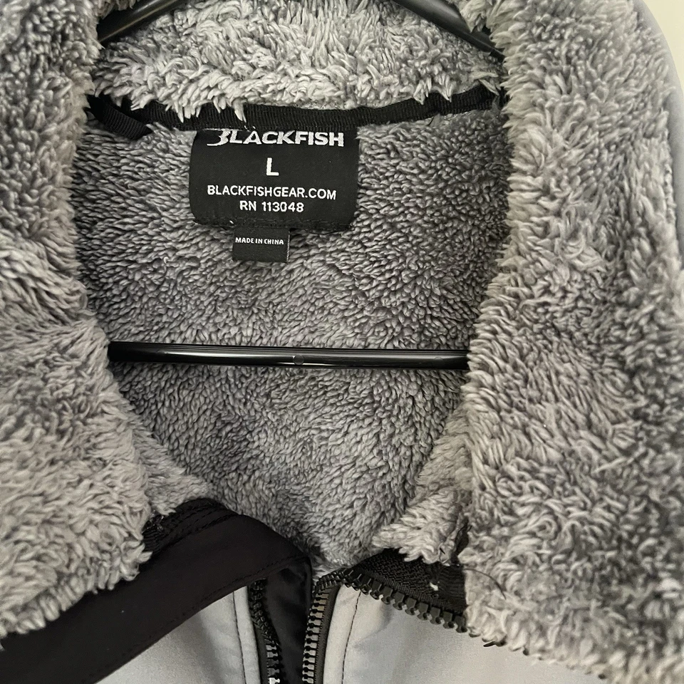 Colete Masculino Blackfish Gale Softshell MD Preto Lã para Pesca ao Ar Livre - Imagem 3 de 4