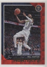 2018-19 Panini NBA Hoops Red Checkerboard 11/15 Will Barton #32 fm0