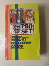 1990/91 Soccer Pro Set Collector Cards Football Association SEALED BOX 48 Packs