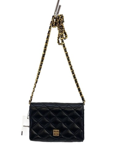 GIVENCHY shoulder bag leather Black Used