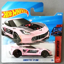 Hot Wheels Corvette C7 Z06 pink 2026 Nightspe...