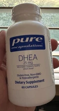 Pure Encapsulations DHEA 25 mg - Premium Hormone Balance - Never Opened