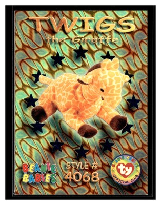 1999 Ty Beanie Babies III #48 Twigs the Giraffe