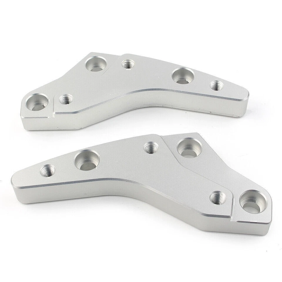 Handlebar Riser Mount Clamp Adapters Kit Fit 2012-2019 2018 BMW K1600GT K1600GTL - Image 4 of 4