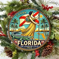 Room Decoration 1pc 8 X 8 Inches (20 X 20 cm) Vintage Style Metal Aluminum Wall