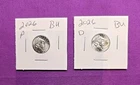 2026 P & D Emerging Liberty Dimes "BU"  In Coin Flips! **FREE SHIPPING**#wj518