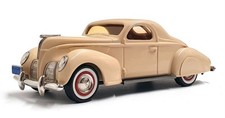 Durham Classics 1/43 Scale DC-4C - 1938 Lincoln Zephyr 2Dr Coupe - Dk Cream