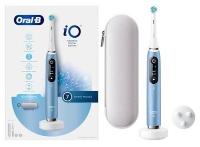 ORAL-B  iO Series 9 elektr. Zahnbürste exklusives Set inkl. Zipper-Etui - aqua