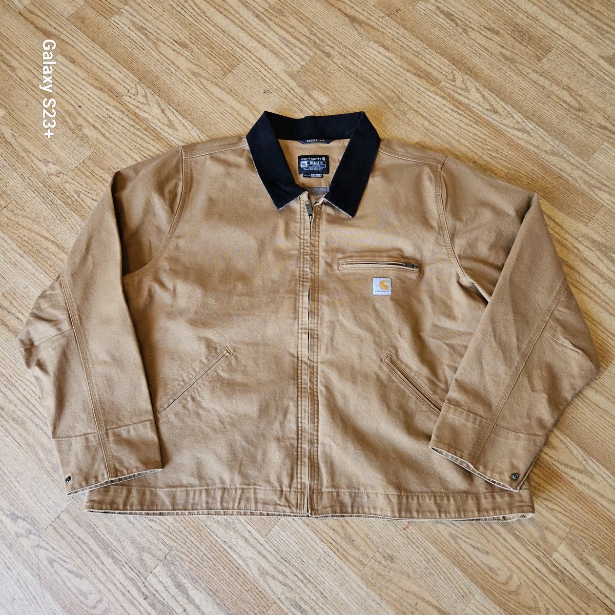 ジャケット・アウター Carhartt detroit jacket made in USA[L] Carhartt-Men's Rugged Flex Relaxed Fit Duck Detroit Jacket