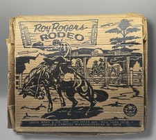 MARX ROY ROGERS RODEO RANCH PLAY SET 1950s BOXED 55pc Lot