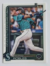 Baseball Card #572 VICTOR ROBLES SEATTLE MARINERS OUTFIELDER Topps 2025