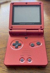 Nintendo Game Boy Advance/Red, Chargers- Outlet & Car, Case, 6 Games 2 Holders