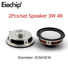 Mini Speaker 40mm 4 Ohm 3W Full Range Audio Speaker 2PCS for Arduino