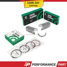Piston Rings Main Rod Bearings Fit 86-95 Honda Integra Civic D16A1 D16A6 D16Z6