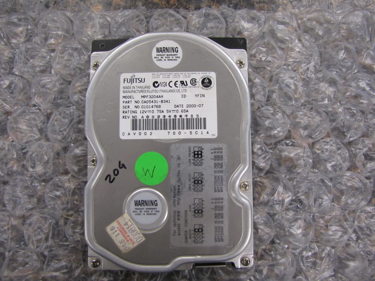 Fujitsu 内置硬盘驱动器20 GB | eBay