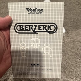 Vectrex Arcade Berzerk (Vectrex, 1982) Complete In A Box