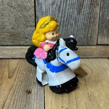 Fisher Price Little People Disney Princess Aurora on Horse Philip Y3682 Figure