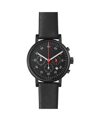 NEW VOID V03C BL/BL/BL WATCH 38mm CHRONOGRAPH BLACK DIAL ANALOG MIYOTA STAINLESS