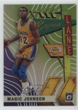 2019 Donruss Optic Express Lane Lime Green Prizm /149 Magic Johnson #20 HOF 08uw