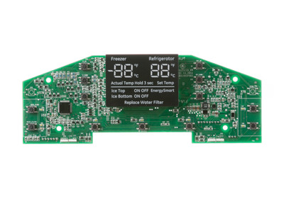 GE Appliance 14321C187292 197D8540G001 EBX1465P001 User Interface Board wDisplay