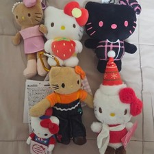 Hello Kitty Plush Keyring Collection - New, Assorted Designs