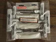 Craftsman 7pc Ball End Metric Hex Key Set 46293 Made In Usa 2.5 To 10mm New Craftsman 7pc Ball End Metric Hex Key Set 46293 Made In Usa 2.5 To 10mm New