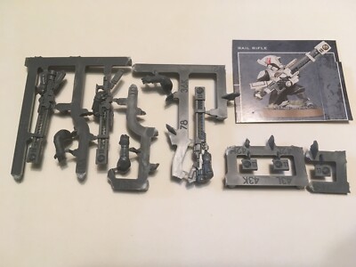 3 Tau Rail Rifles Warhammer 40k Kill Team Chalnath Rifle Empire Pathfinder Bits
