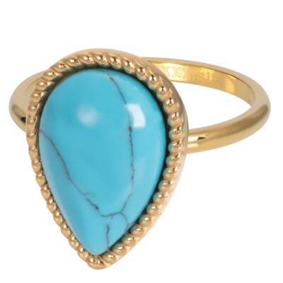 iXXXi Füllring RHAPSODY TURQUOISE gold - 2 mm
