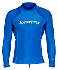Hyperflex Men's Long Sleeve Rash Guard - BlUE