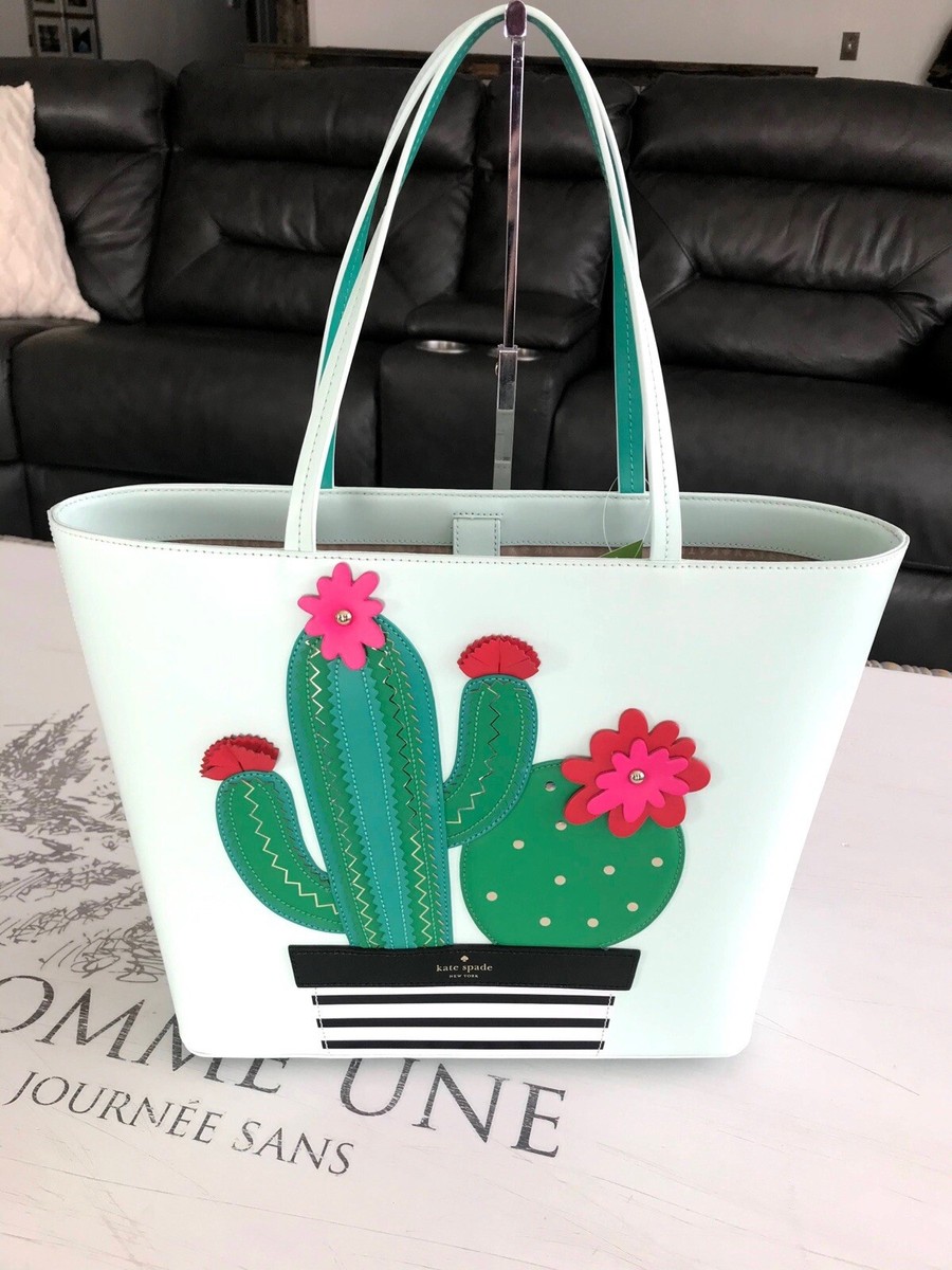 Kate Spade New Horizons Cactus Little Len Blue Green Leather Kate Spade New Horizons Cactus Little Len Blue Green Leather