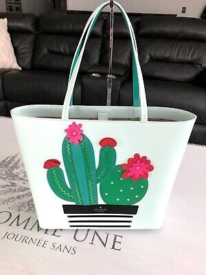 Kate Spade New Horizons Cactus Little Len Blue Green Leather Kate Spade New Horizons Cactus Little Len Blue Green Leather