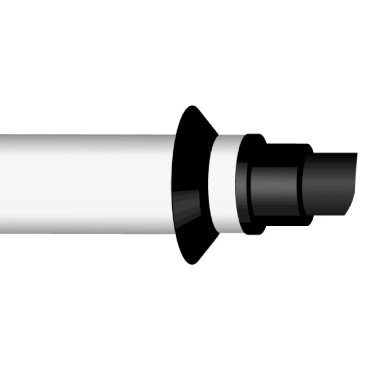 Baxi Kit COASSIALE Curva De + Tubo Para Calderas Condensación Baxi Ø 60/100