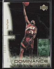 2000 Upper Deck #TD2 Gary Payton Total Dominance - EX