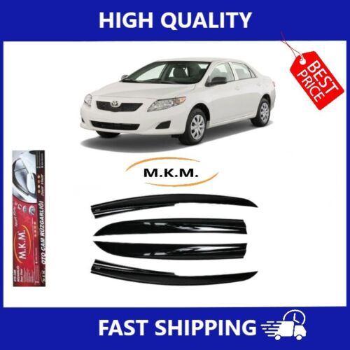 Plastic Window Wind Deflector Rain Sun Guard For Toyota Corolla 2007 2013