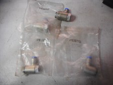 FESTO FLOW CONTROLS -- Qty of 4 -- 2 x 193146 + 2 x 193149 -- GRLA-1/4 GRLA-3/8